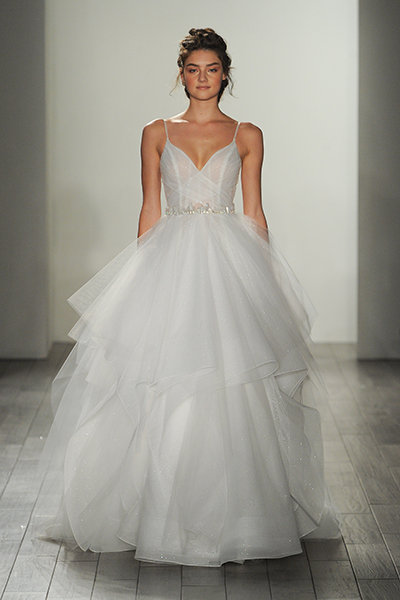 thin strap ball gown