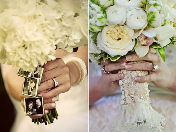 Carry a piece of them down the aisle with you Carry a piece of them down the aisle with you