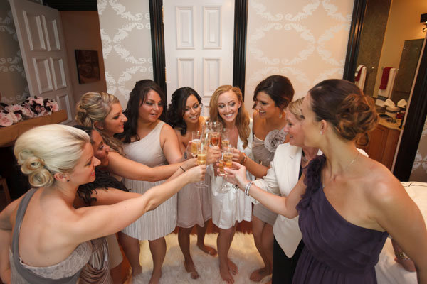 Toast to all of the times that your bridal party supported you Toast to all of the times that your bridal party supported you