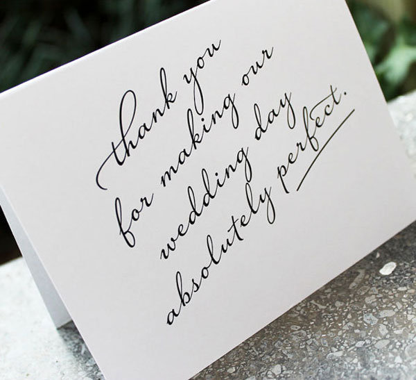 Thank your vendors for making your wedding vision come to life Thank your vendors for making your wedding vision come to life