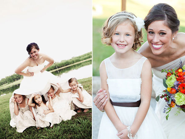 Spend one-on-one time with your flower girl and ring bearer Spend one-on-one time with your flower girl and ring bearer