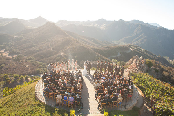 Mountaintop Wedding at Malibu Rocky Oaks in Malibu, California