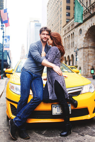 Schedule your engagement photo session early on in the wedding-planning process.