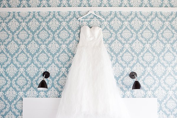 Get ready for your wedding in a beautiful, well-lit space.