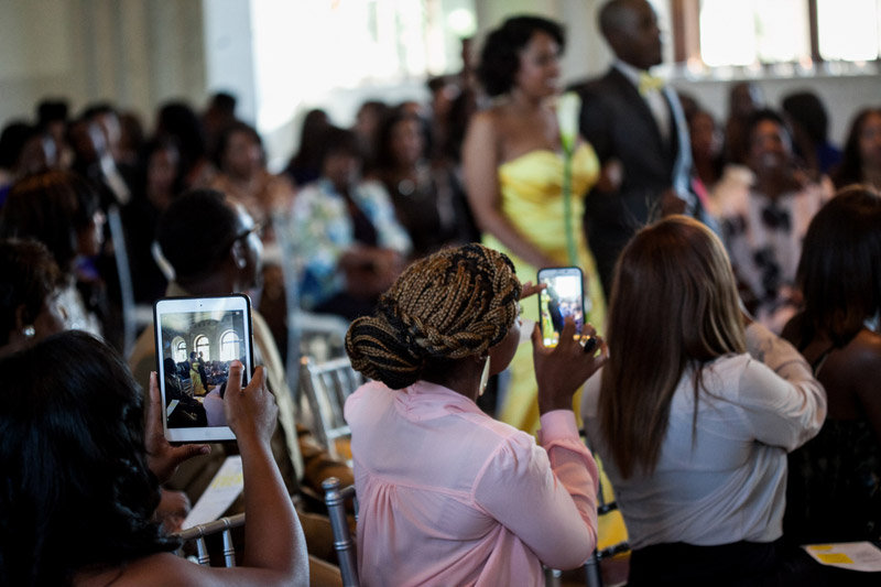 Decide on a social media strategy for your wedding in advance.