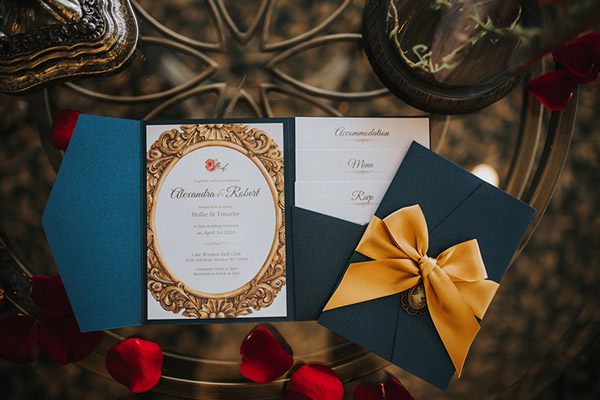 Be Our Guest Beauty And The Beast Inspired Wedding Ideas