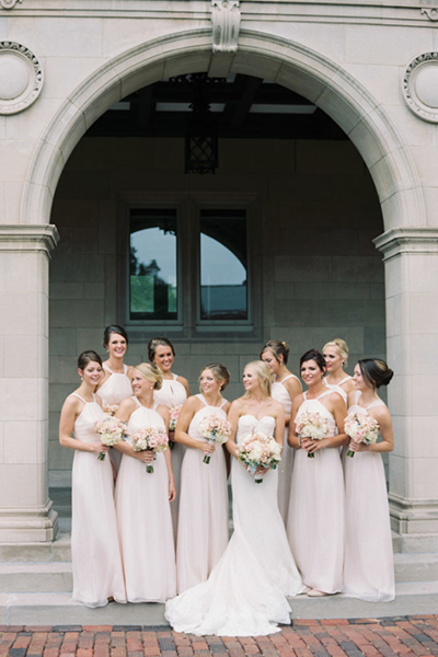 Matching Bridesmaid Dresses