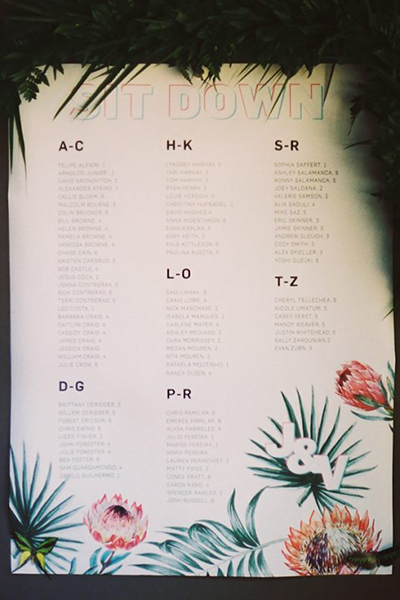 Seating Chart Seating Chart