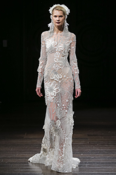 Naeem Khan Illusion Bodice