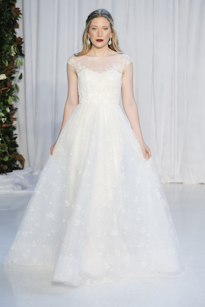 Anne Barge Sheer Neckline