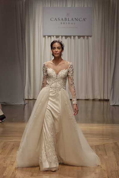 Casablanca Bridal Removable Skirt