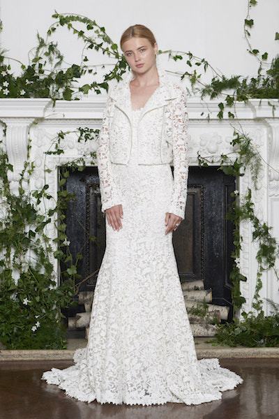 Monique Lhuillier Lace Jacket