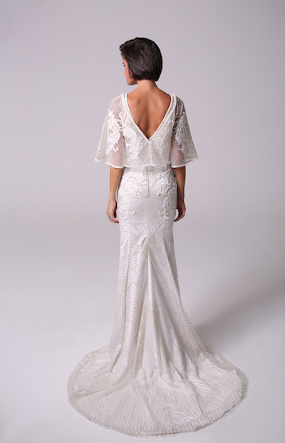 Michal Medina Embroidered Capelet