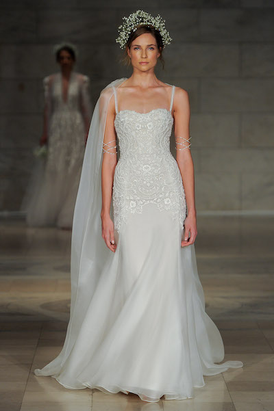 Reem Acra Sheer Cape