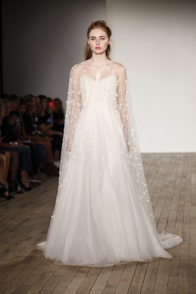 Allison Webb Three-dimensional Floral Cape