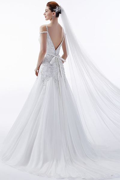 Venus Bridal Bow Back