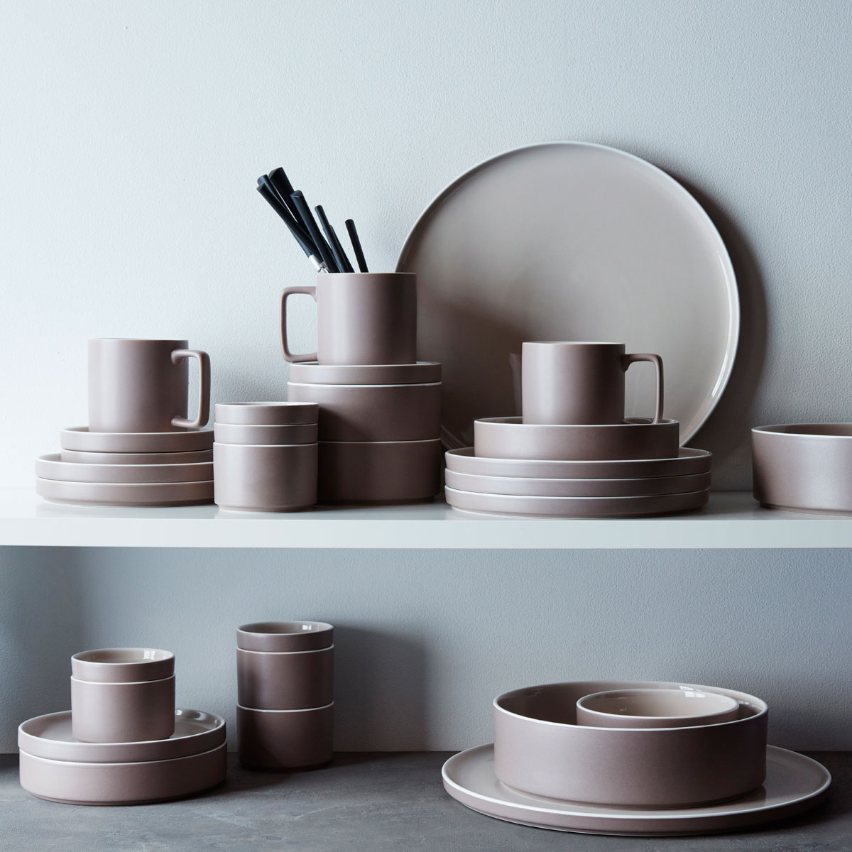 Noritake ColorTrio Clay Stax Noritake ColorTrio Clay Stax
