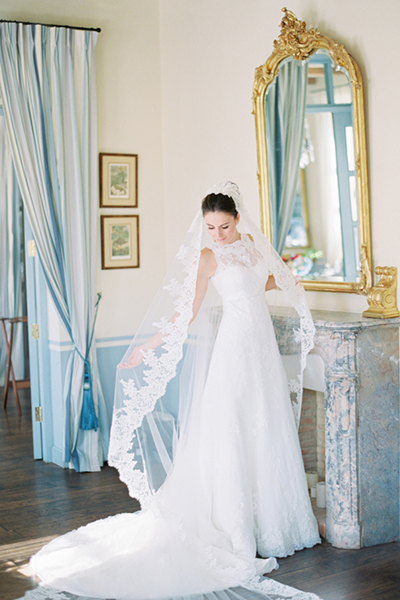 millennial pink wedding dress