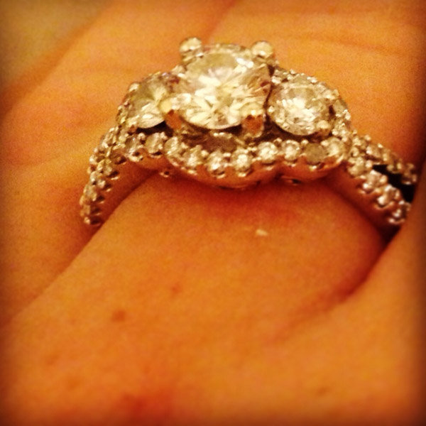 Three Stone Engagement Ring From Stephaine Clemmer Three Stone Engagement Ring From Stephaine Clemmer