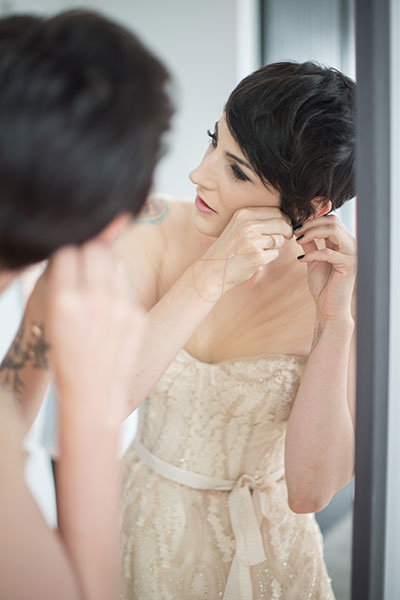 Short Wedding Hairstyle