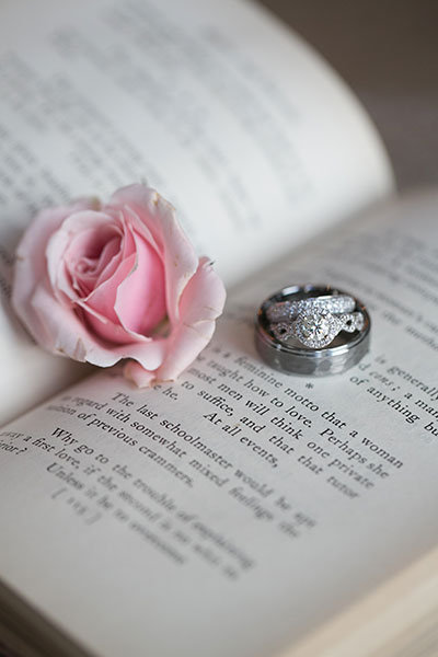 Halo Engagement Ring & Wedding Bands Halo Engagement Ring & Wedding Bands