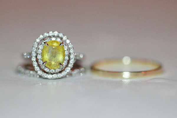 Halo Engagement Ring & Wedding Bands Halo Engagement Ring & Wedding Bands