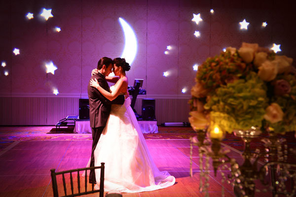 Lighting sets the stage for romance.  Lighting sets the stage for romance.