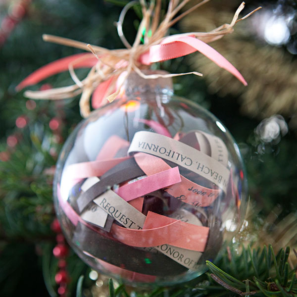 Wedding Invitation Ornament