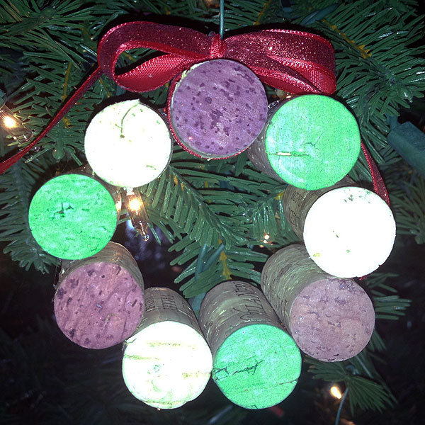 Wine Cork Ornament