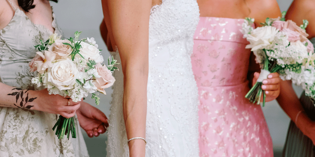 bride and bridesmaids