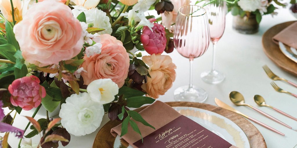 watercolor wedding color palette