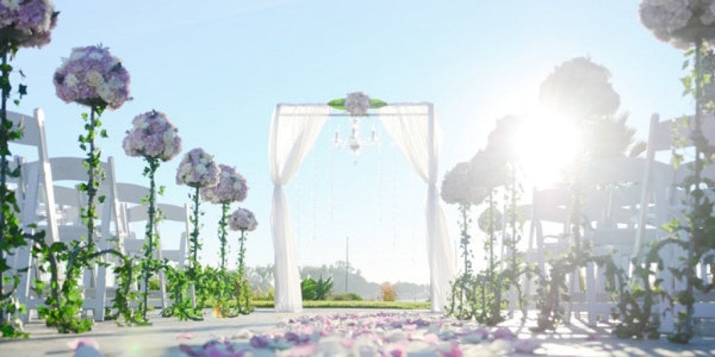 wedding aisle decor