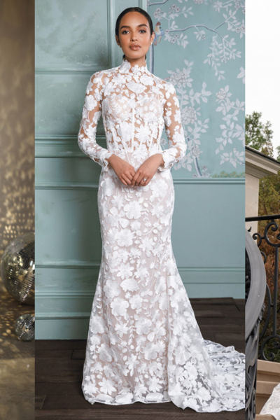 peekaboo gowns