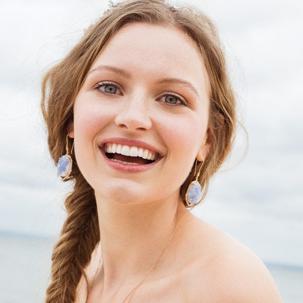 bride on beach