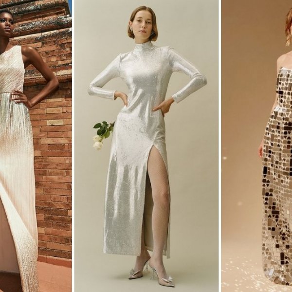 disco wedding gowns