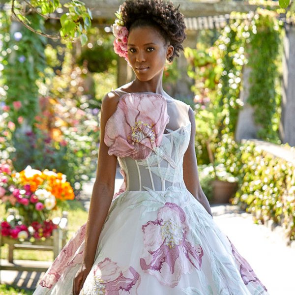 garden wedding gown