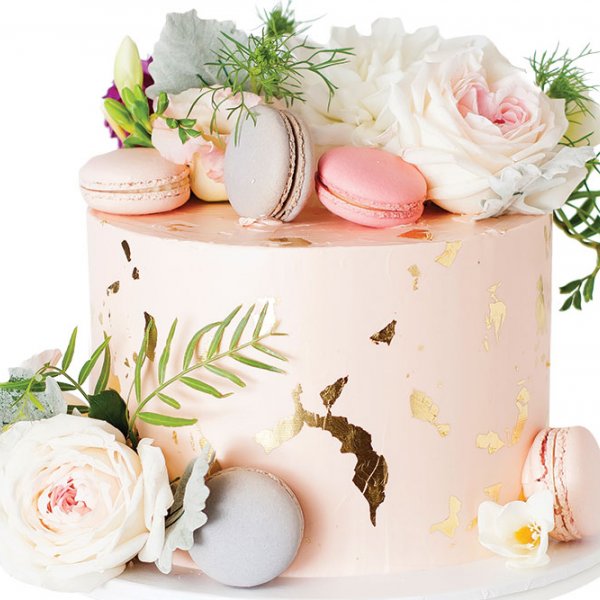 pastel wedding cake