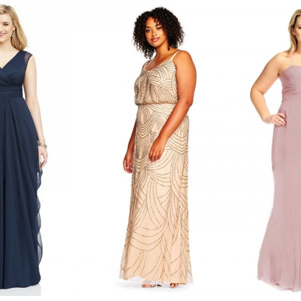 10 Flirty Plus-Size Bridesmaid Dresses