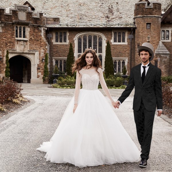 Princess wedding gown