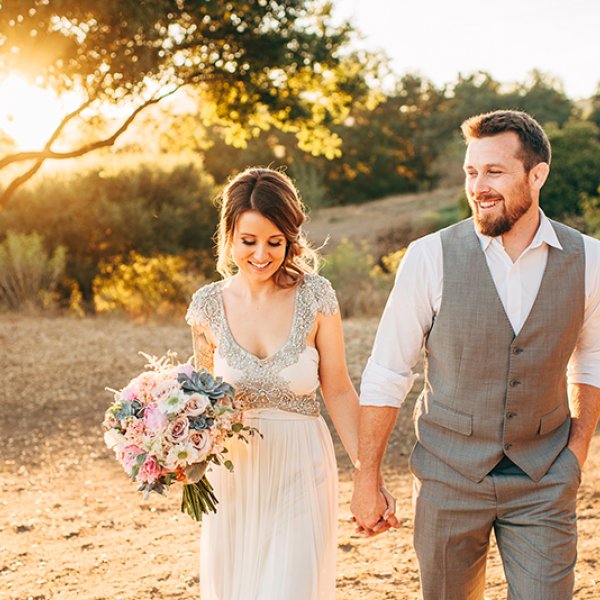 wedding dress groom and bride