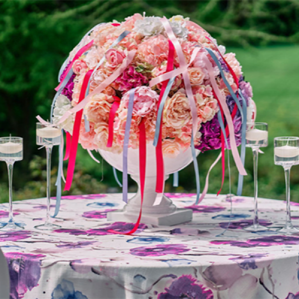 spring wedding centerpiece