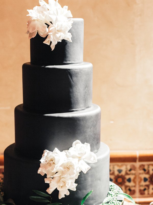 Black Wedding Cake black wedding cake