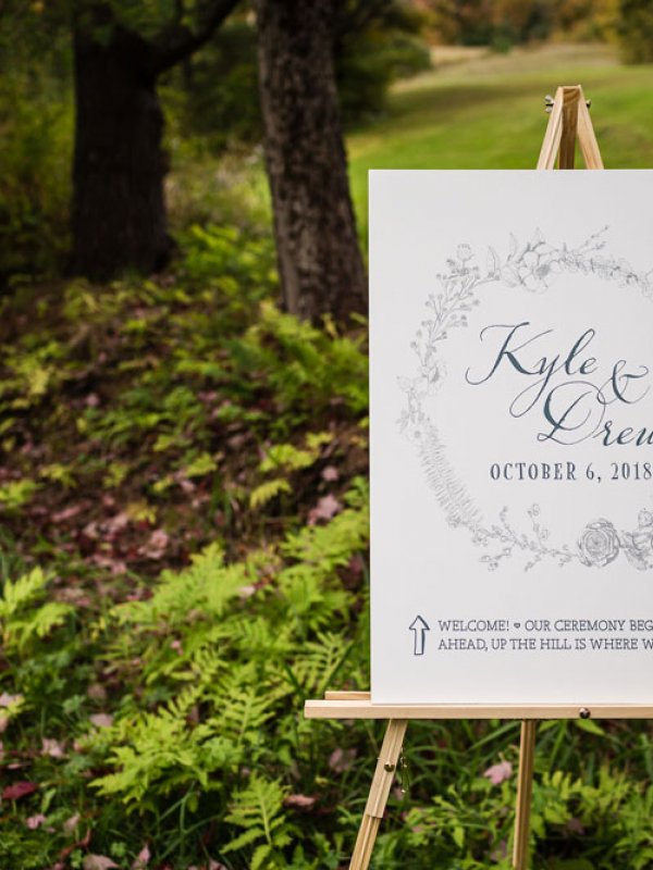 Wedding Sign Kyle And Drew