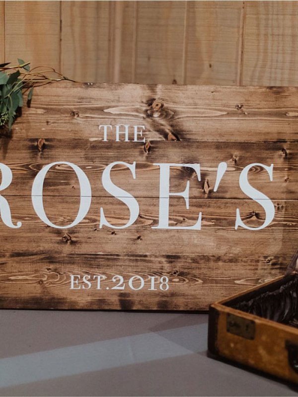Wedding Sign Wooden Wedding Sign Wooden