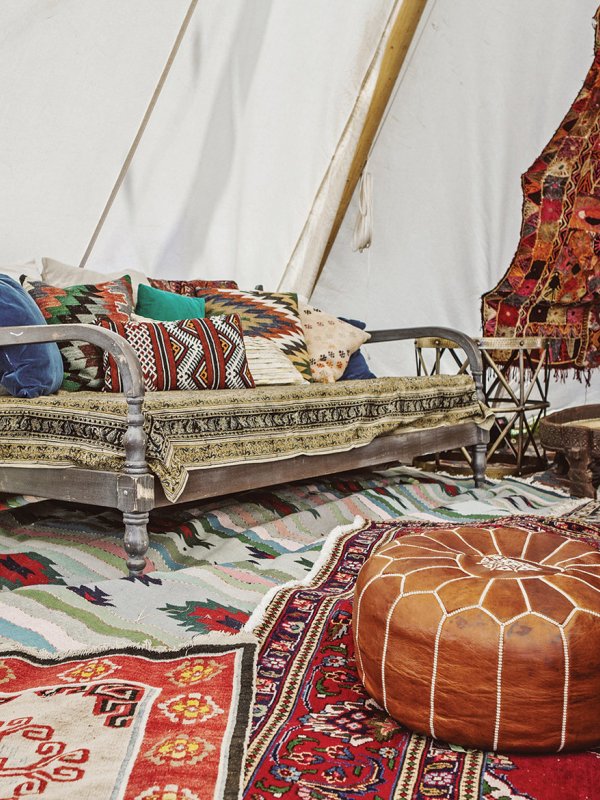 Bohemian tented wedding reception Bohemian tented wedding reception