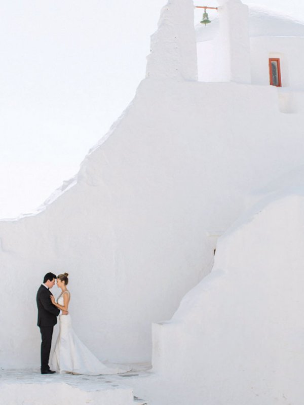 Blue Skies: Kylene & Thomas in Mykonos, Greece Blue Skies: Kylene & Thomas in Mykonos, Greece
