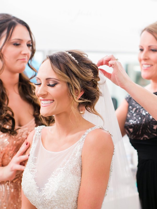 Bride Getting Ready for Wedding bride getting ready