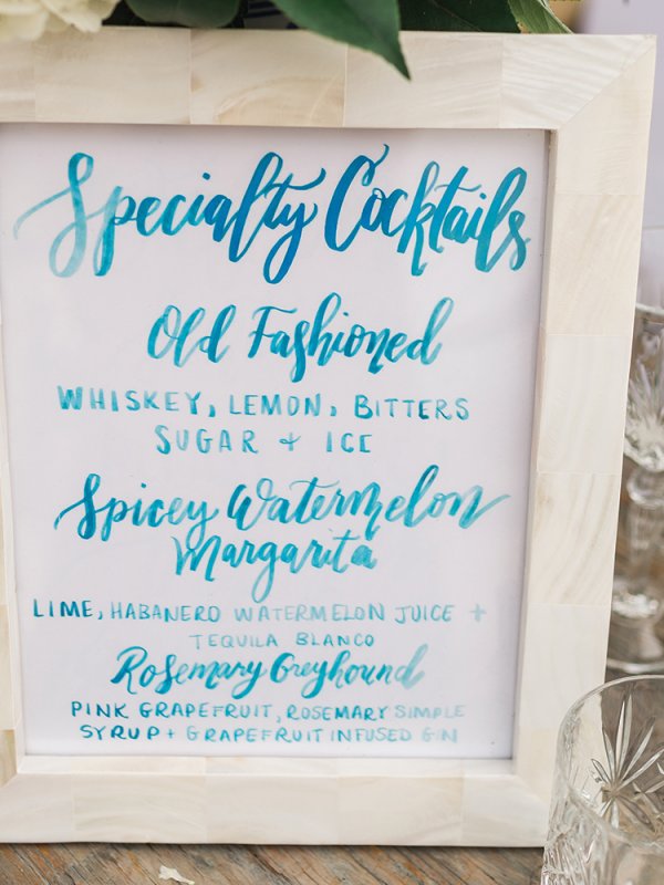 Signature Cocktail Sign signature cocktail sign