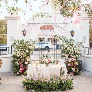 Paper crane wedding reception