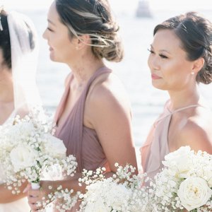 bride and bridesmaids